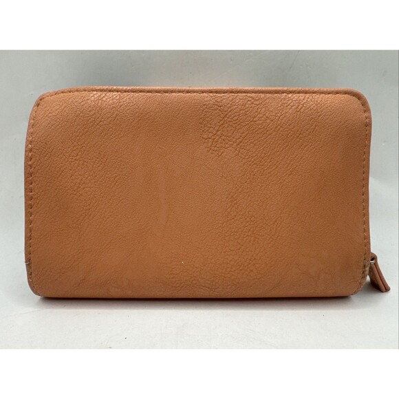 Tahari Tab Indexer Peach Orange Sherbet Wallet Organizer Women's - Picture 2 of 5